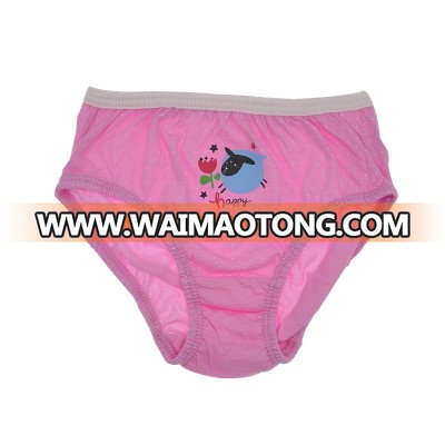 High Standard Cute Cartoon Sweat Absorbing Soft Cotton Children Girls Underwear